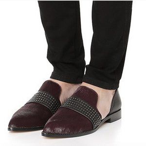 Sterling Stud Calf Hair Loafer